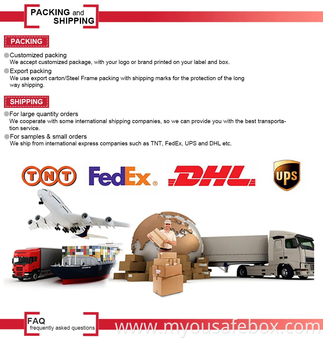 Safe Box Solid Steel Electronic Lock Hotel Safe Deposit Box Home Jewelry Money Safe Box with Lock